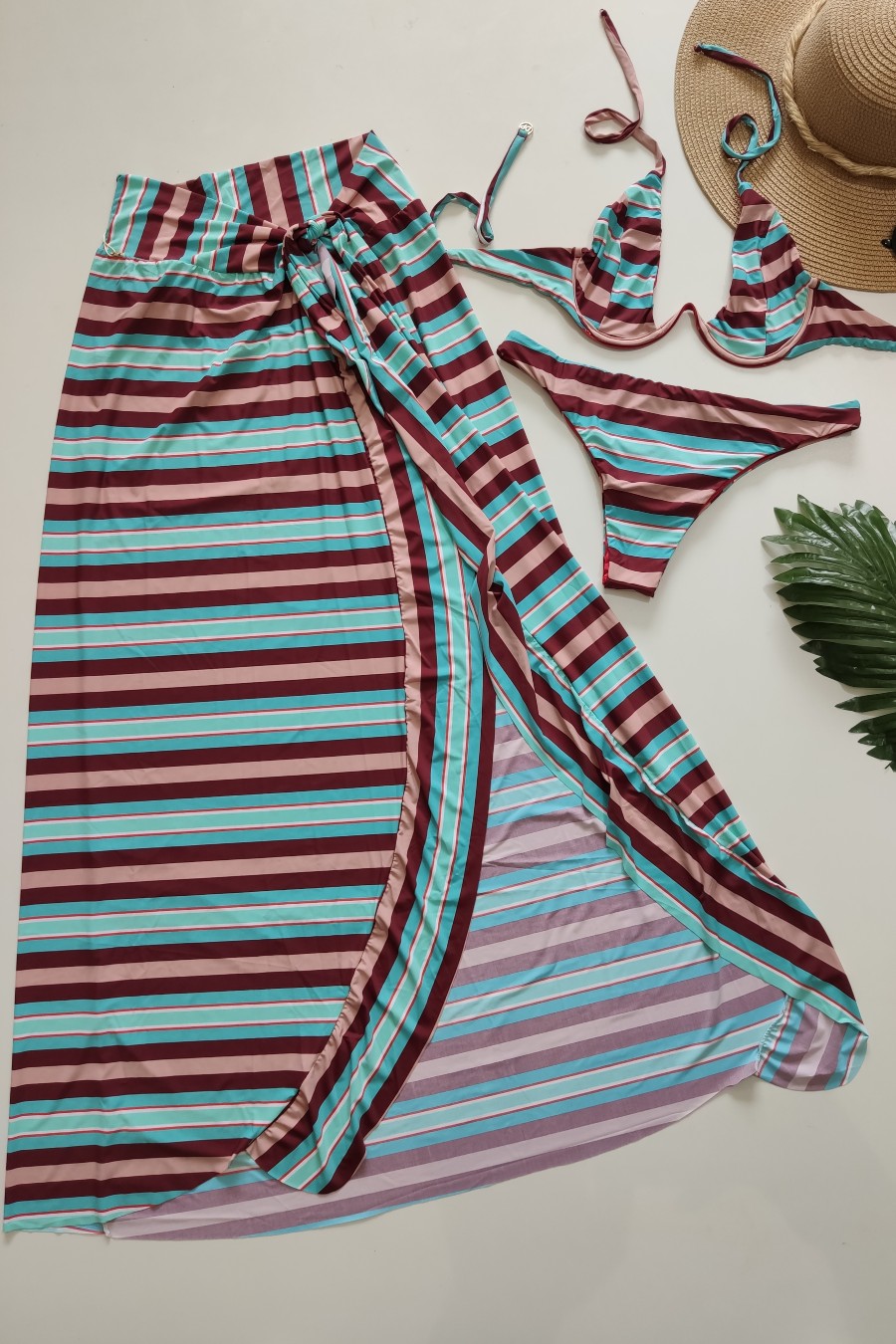saia longa moda praia